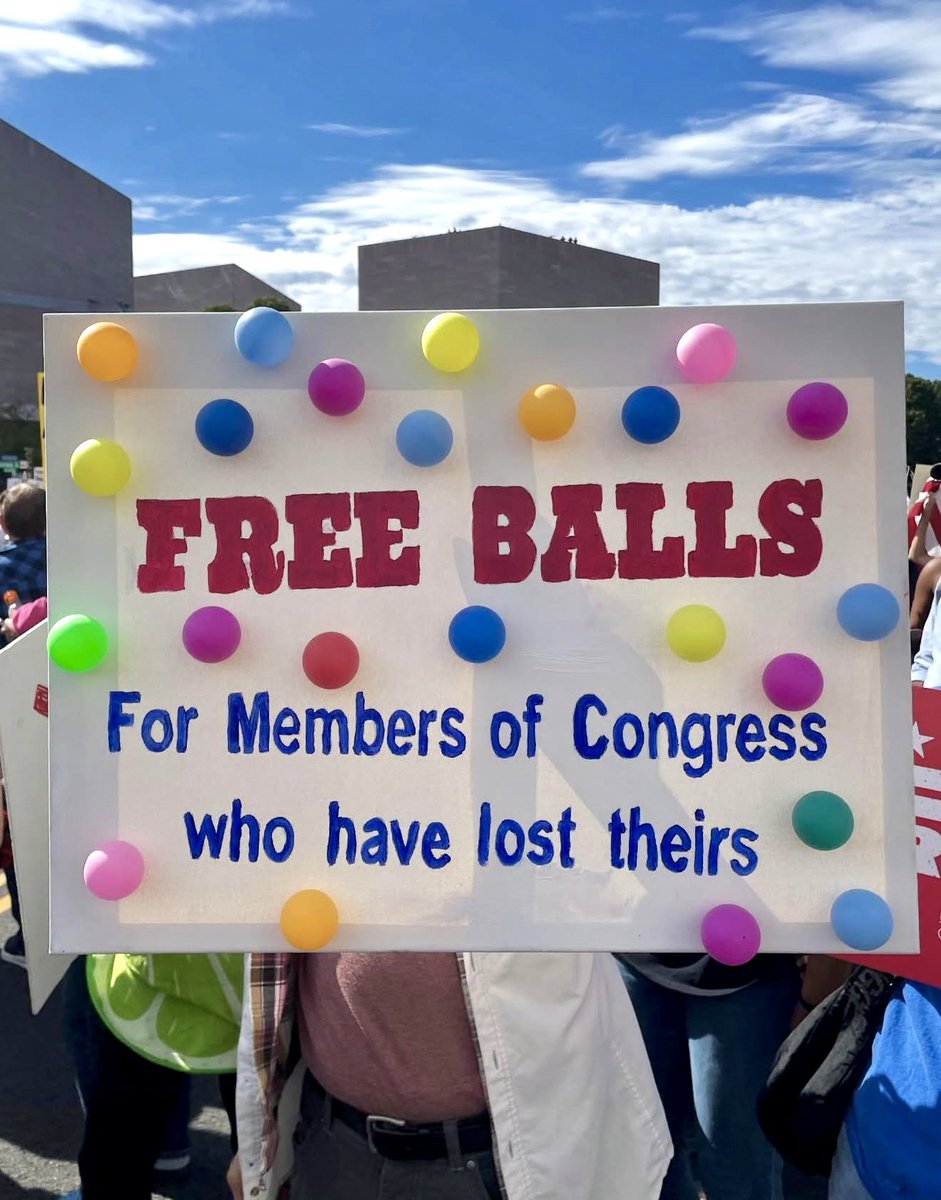 Spotted at #NoKings DC