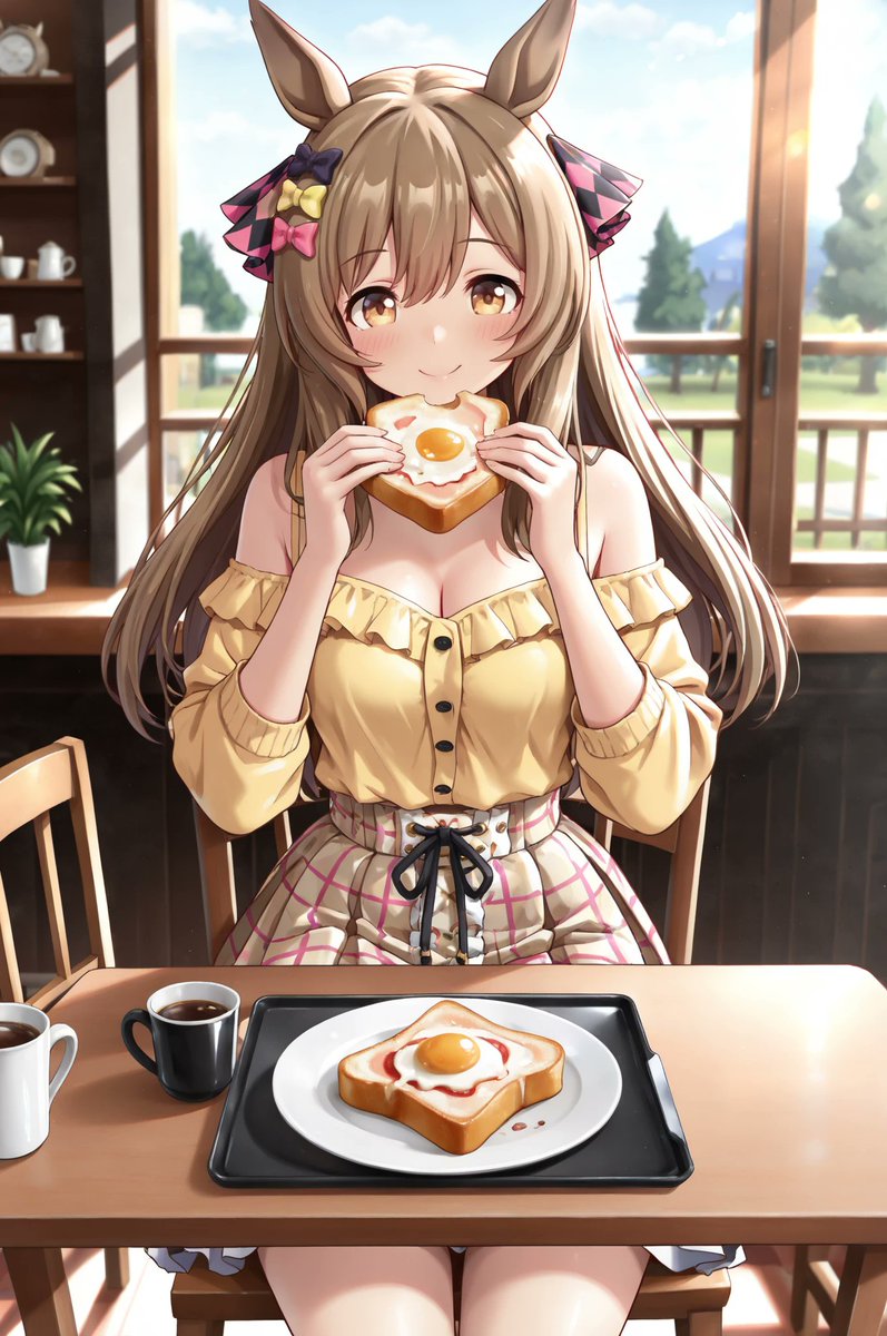 blue988203's tweet image. おはようございまーす💤
仕事行きたくなぁぁい、行ってきまーす ﾄﾎﾞﾄﾎﾞ...( ((ヽ´ω`)ﾊｧ...

#ウマ娘 #スマートファルコン
#AIイラスト #AIart