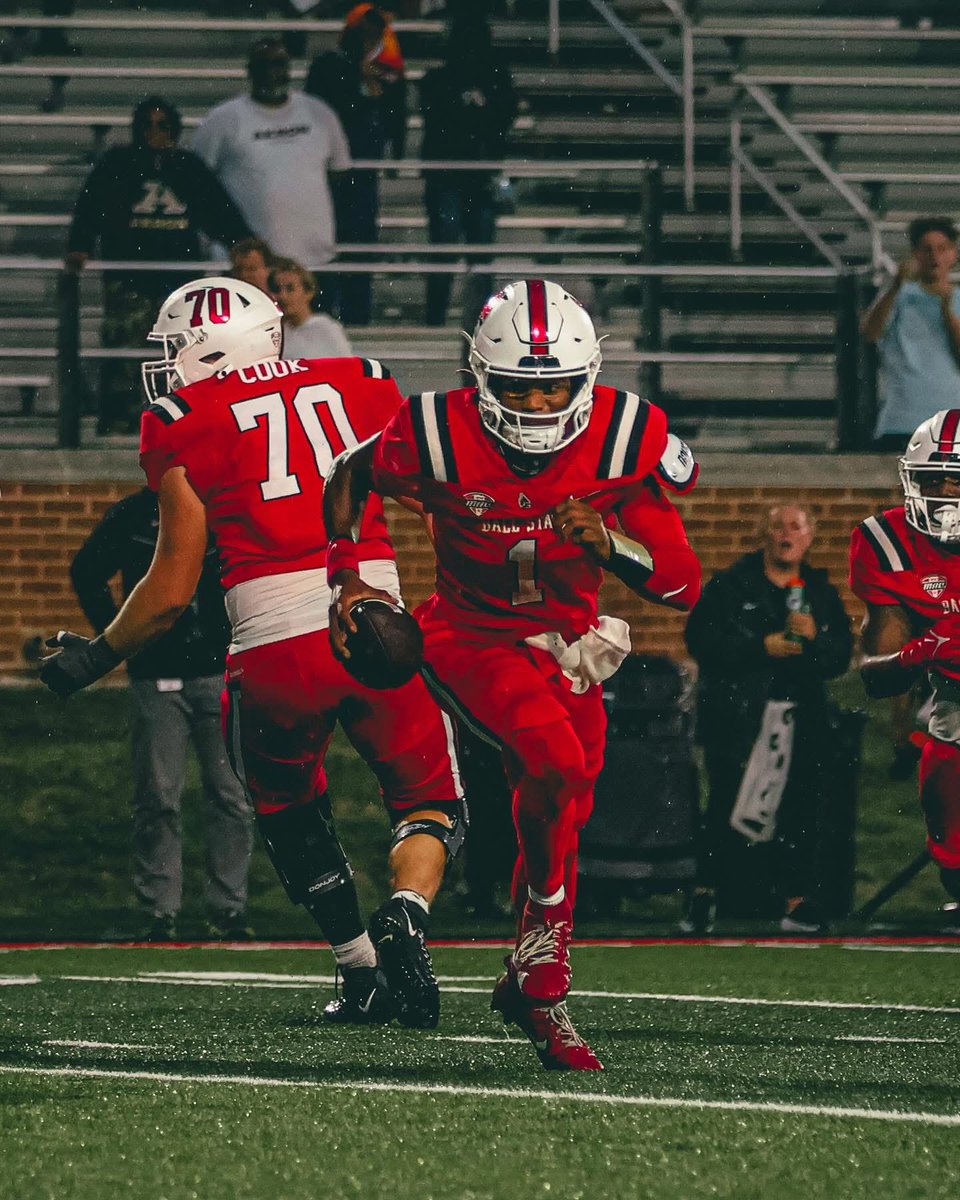 bsusportslink's tweet image. That’s three rushing TDs for QB1.  @kiael_kelly 

#BallState • #ChirpChirp