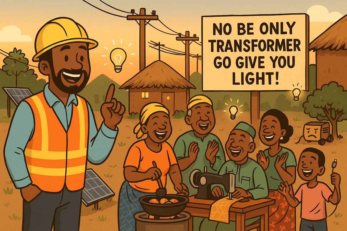 GigawattLaw's tweet image. Bringing light to a village without talking to the people first?
That one na how “Project Solar” go turn to “Project Wahala.” 😂
Our latest blog explains why community engagement is the real current behind every mini-grid.
👉🏾gigawattlawyer.com/2025/10/18/min… 

#MiniGrid