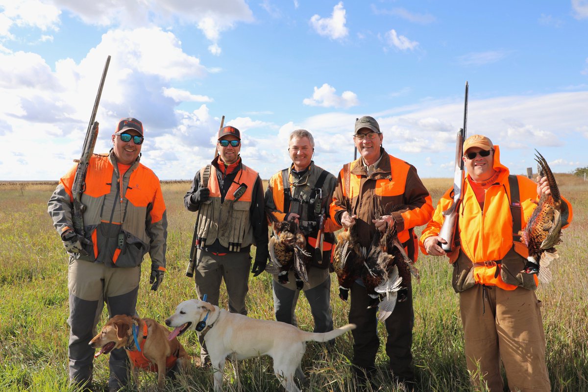 Started the morning the best way possible, walking the fields for Opening Day! Pheasant hunting is more than a tradition here in South Dakota, it’s part of who we are.

Our group had a great start— over 100 birds— and the outlook of the season is looking strong. Wishing all