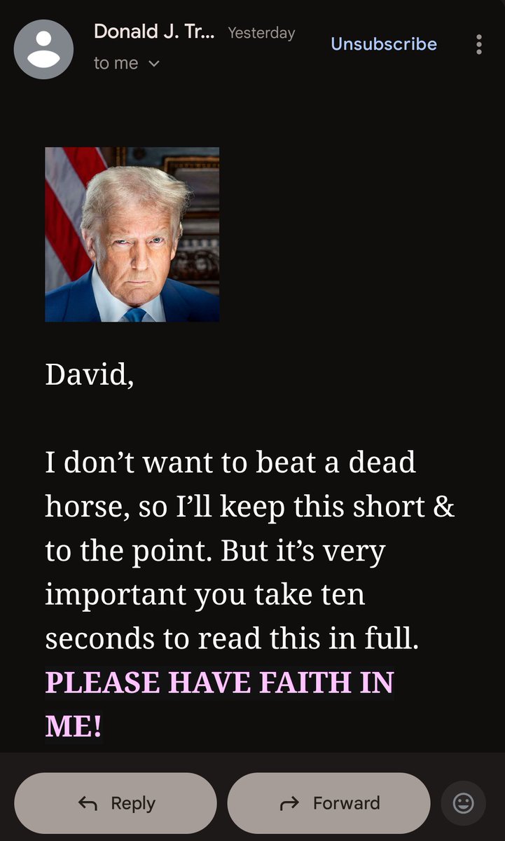 Trump’s still raising money like he’s running in 2028.

Spoiler: he can’t.

But that’s what kings do — they never stop asking for tribute.

Today we say it loud: NO KINGS IN AMERICA. #NoKingsDay 👑✊