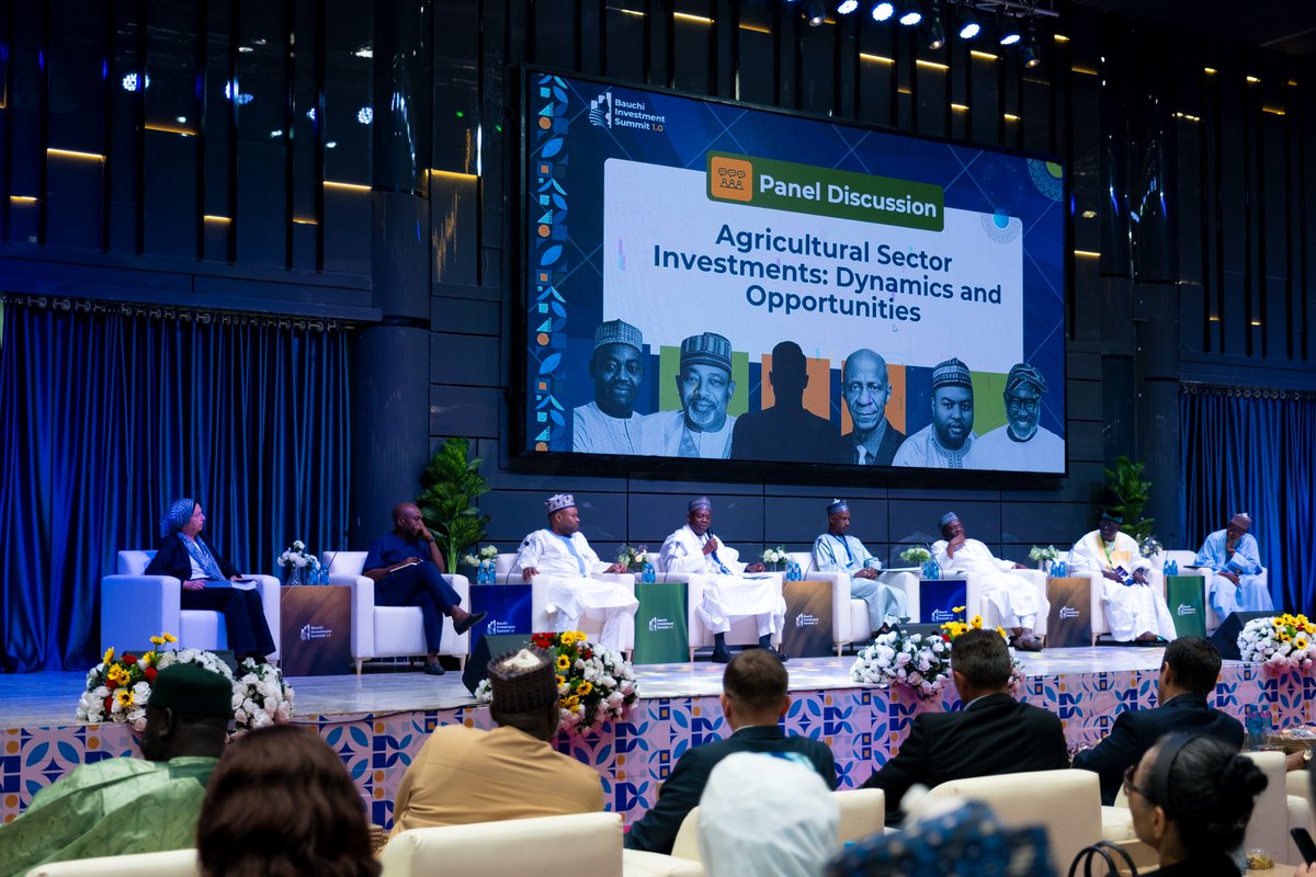 BauchiInvest's tweet photo. BAUCHI CONDUCTS LANDMARK INVESTMENT SUMMIT, SECURES $5.2 BILLION INVESTMENTS WITH 47 MOUS SIGNED�

The Bauchi State Economic & Investment Summit 1.0, held on October 8–9, 2025 at the Ahmadu Bello International Conference Centre, Bauchi, successfully concluded with groundbreaking outcomes — including 47 signed Memoranda of Understanding (MoUs) and investment commitments valued at over $5.2 billion (₦7.8 trillion) across key sectors.

The two-day event, themed “Rebuilding a Resilient Economy: Optimizing Investment and Partnerships,” brought together over 1,900 participants, including two former Presidents — Chief Olusegun Obasanjo and Dr. Goodluck Ebele Jonathan, as well as Vice President Kashim Shettima, Governors, diplomats, global investors, and development partners.

Key outcomes include major MoUs with China Fuhai Energy Group ($2.7B Petrochemical City Complex), African Athlete Academy ($1B Sports & Youth Development Centre), and Resident Cement Group & Ecotech ($1B Cement & Infrastructure Project). The summit also resolved to establish the Bauchi State Investment Promotion Agency (BASIPA) by November 2025 and invigorate the Bauchi Investment for Growth (BIG) Project to drive MSME, youth, and women-led enterprise development.

Bauchi State has firmly positioned itself as the new frontier for investment in Nigeria’s North-East — open for business, rich in opportunities, and ready to build the future through partnership.
#EconomicOpportunities.

DAY 1 Pictures: https://t.co/G7aBC8jWj1
DAY 2 Pictures: https://t.co/K6HFnluezc .
.
.
#BauchiInvestmentSummit #ThinkinvestmentThinkBauchi #EconomicOpportunities