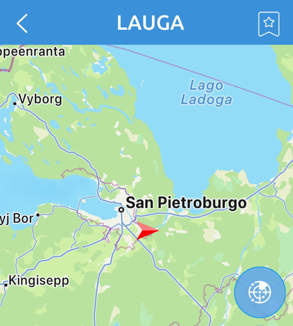 RFNOSBlog's tweet image. The general cargo vessel *LAUGA* (IMO 9111060) is en route from St. Petersburg to the North Sea via inland waterways. Likely intent: reduced exposure to Western ISR and maritime tracking.