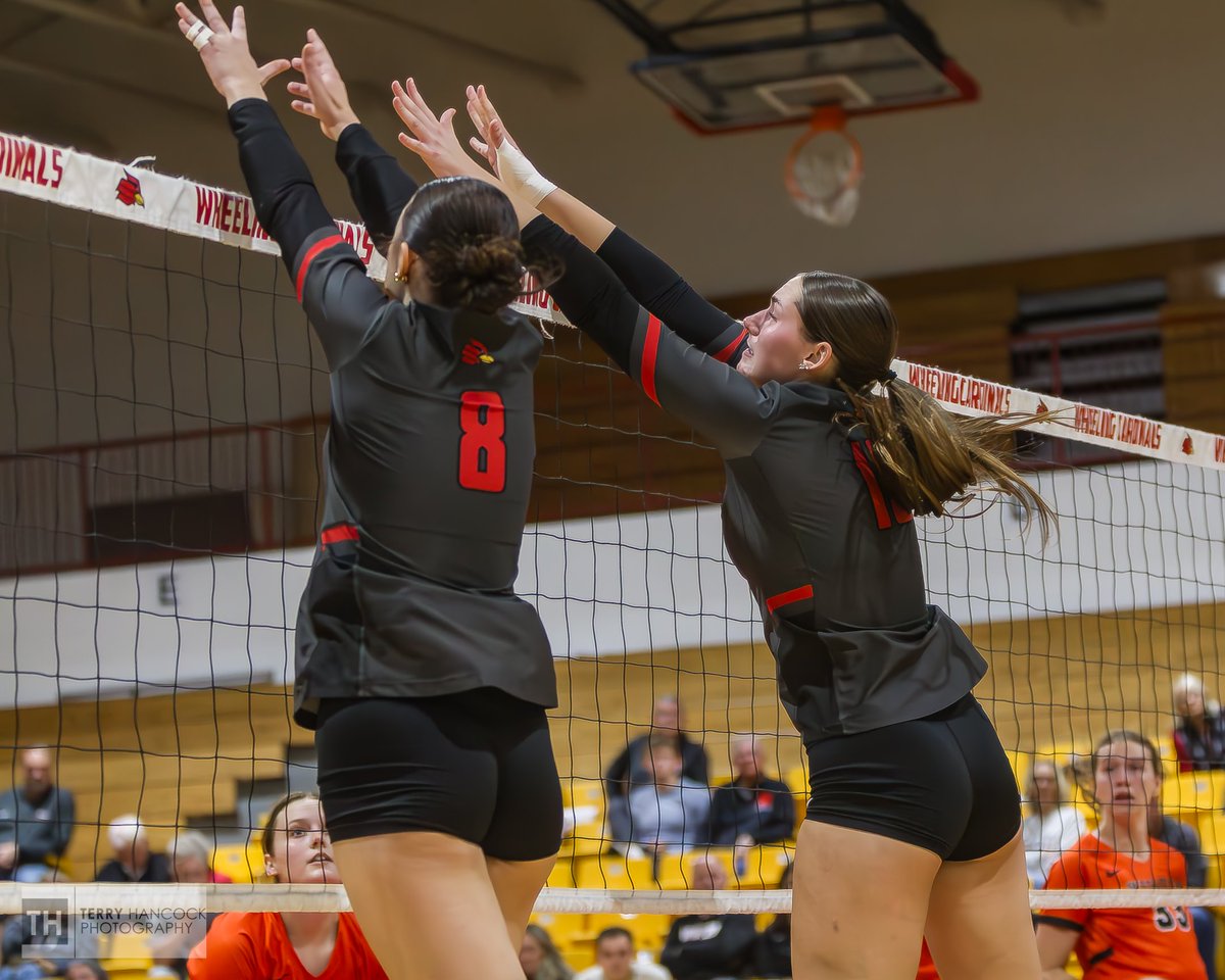 Friday Night Volleyball between Mountain East Conference foes West Virginia Wesleyan and the host Wheeling University Cardinals from the Alma Grace McDonough Center.