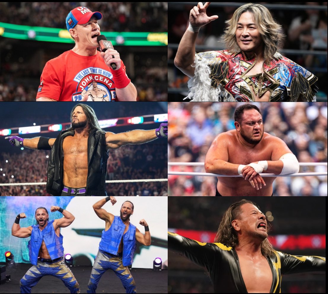 John Cena and Hiroshi Tanahashi will be retired within the next few months. 

AJ Styles’ final year will be 2026. 

Samoa Joe, The Young Bucks and Shinsuke Nakamura have all mentioned this week the thought of retirement.

A lot to take in and realize a generation of all time