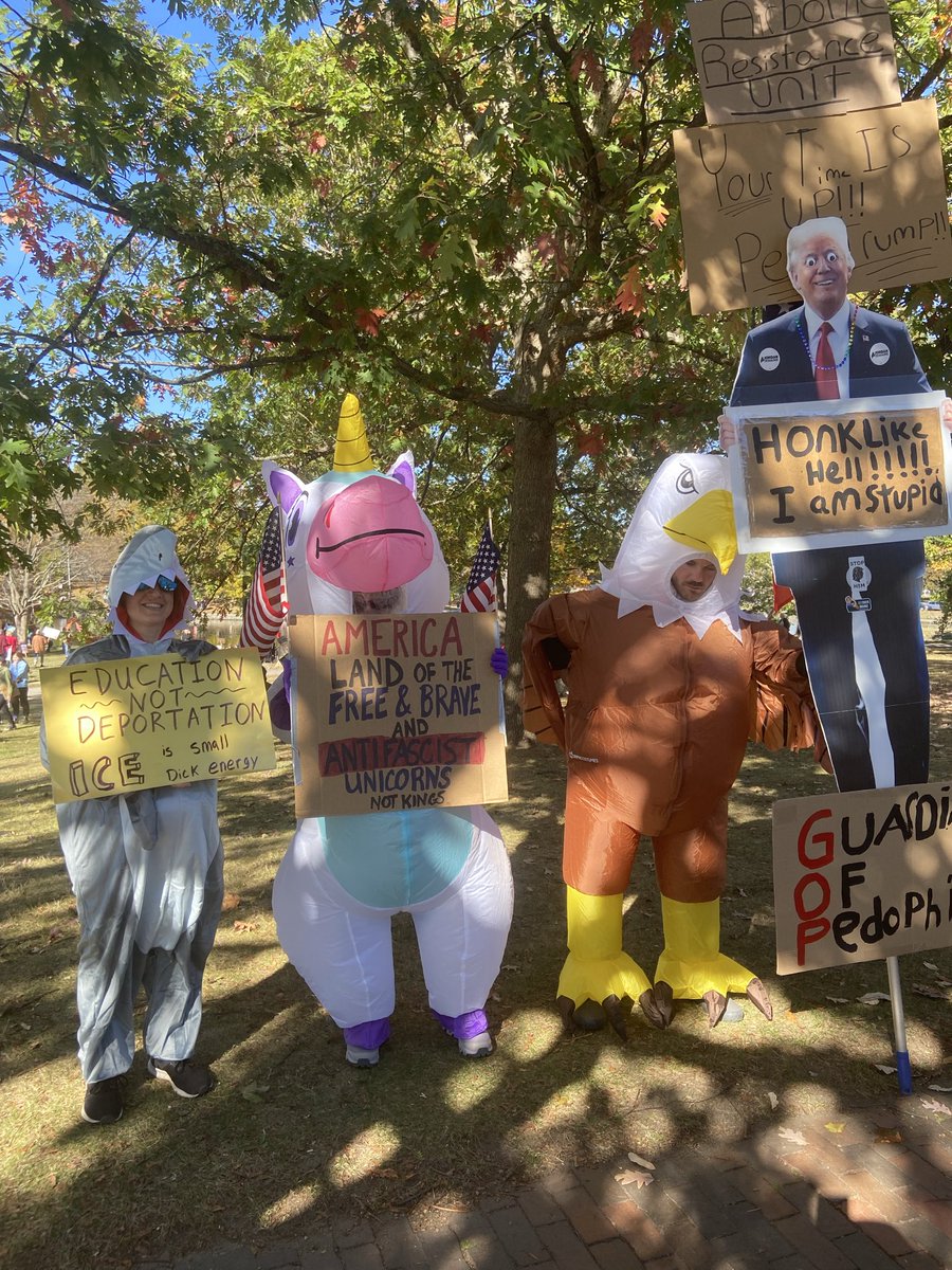 NO KINGS from Portland Maine rally was fun, peaceful and not violent nor funded by billionaires.