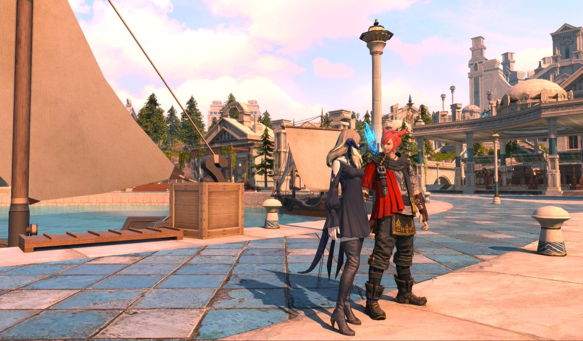 70lio's tweet image. ねぇ、ねぇ、ねぇ、な、なに？！同行って何？！？！んで、なんで初めての同行がラハなの？！？！サービス？かつての夢が叶ったよありがとうございます…え？いいの？良いんですか？しかも丁度朝日が綺麗だったね、ラハ、一緒に来てくれてありがとう。突然の供給にビビり散らかしてしばらく手が震えた。