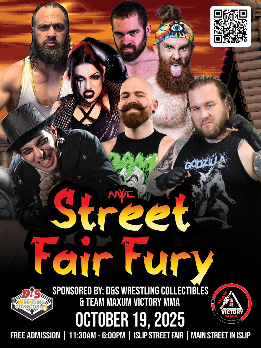 We will be at the Islip street fair tomorrow with matches scattered throughout the day!

Come on down!