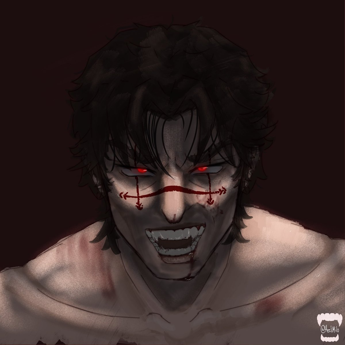 MeeliMilo's tweet image. Vamp Choso 🩸
#jjk #Choso