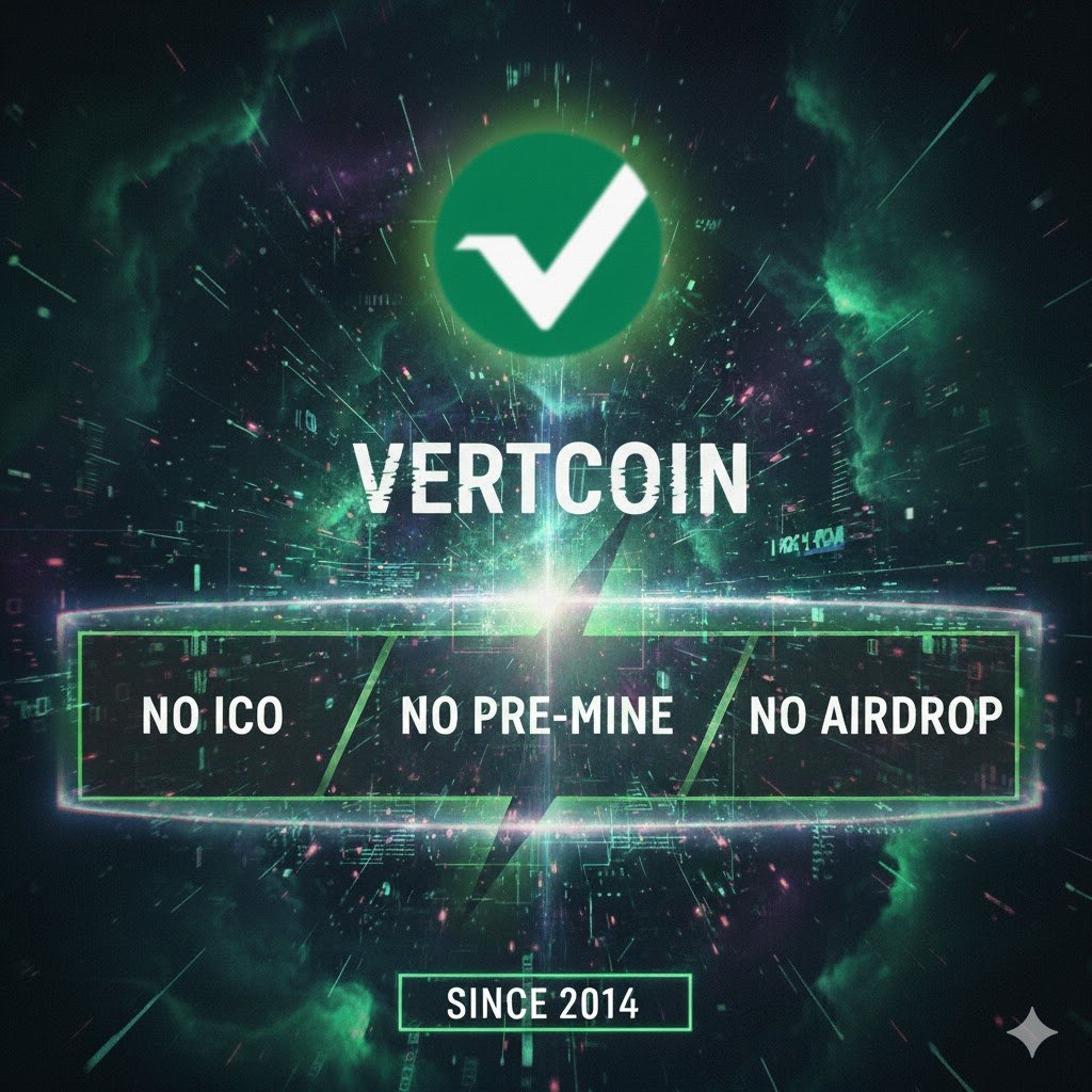 Success278's tweet image. The moon may be far, but $VTC HODLers are patient 🌙 

With Vertcoin’s focus on decentralization and GPU mining, it’s a sleeper hit in the making. How long you holding your stack? 💎🙌 

$VTC $LTC $BTC #Pow #Vertcoin #VTC