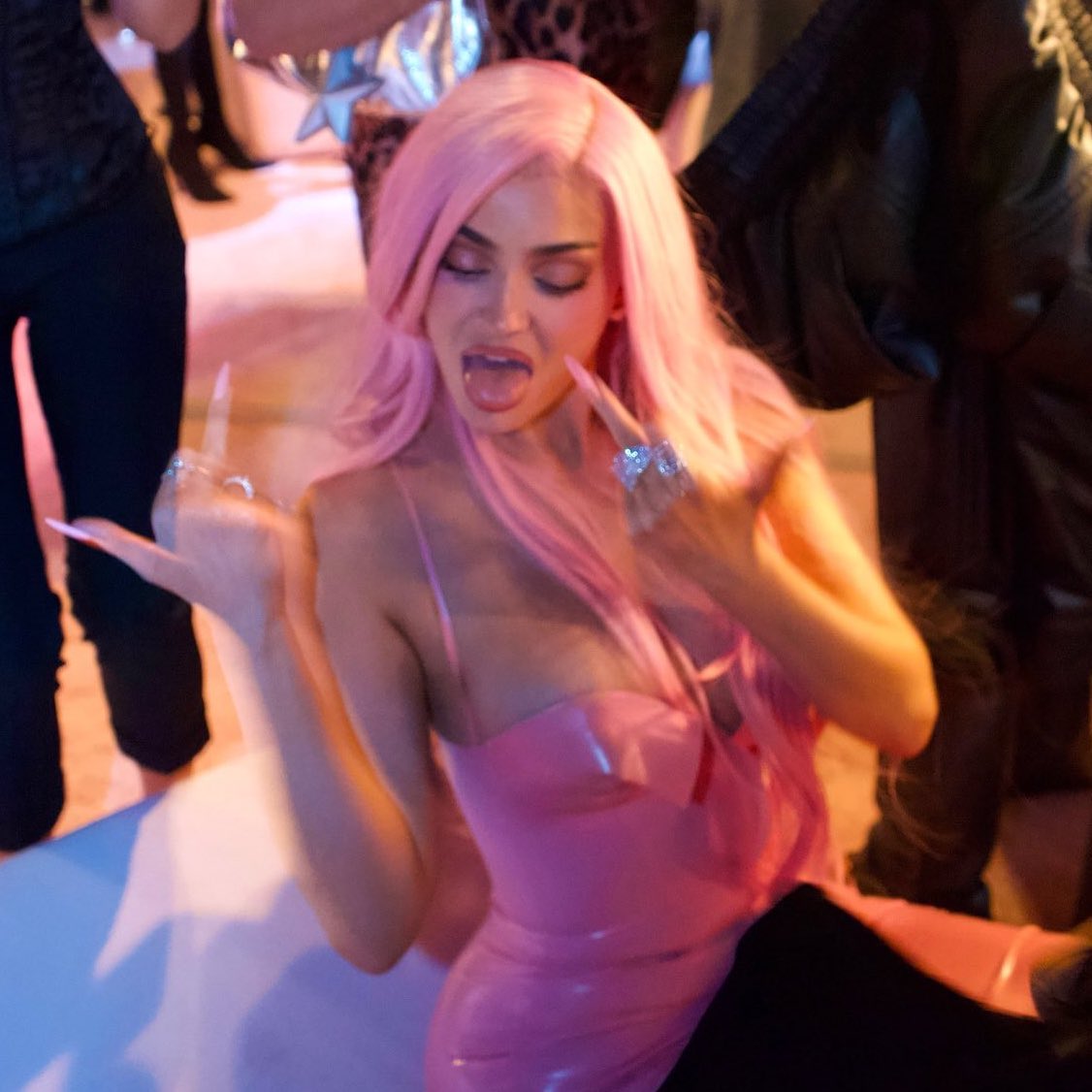 I think I’m keeping the pink hair. . .