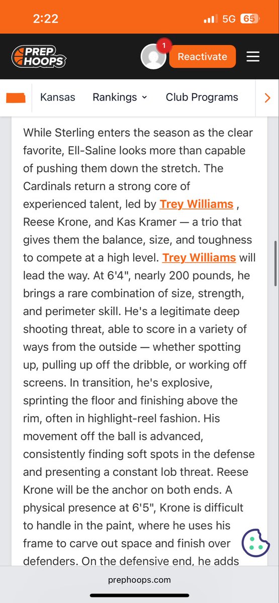 Appreciate the article <a href="/danielsiehndel/">Daniel Siehndel</a> Hooping seasons almost here 👀