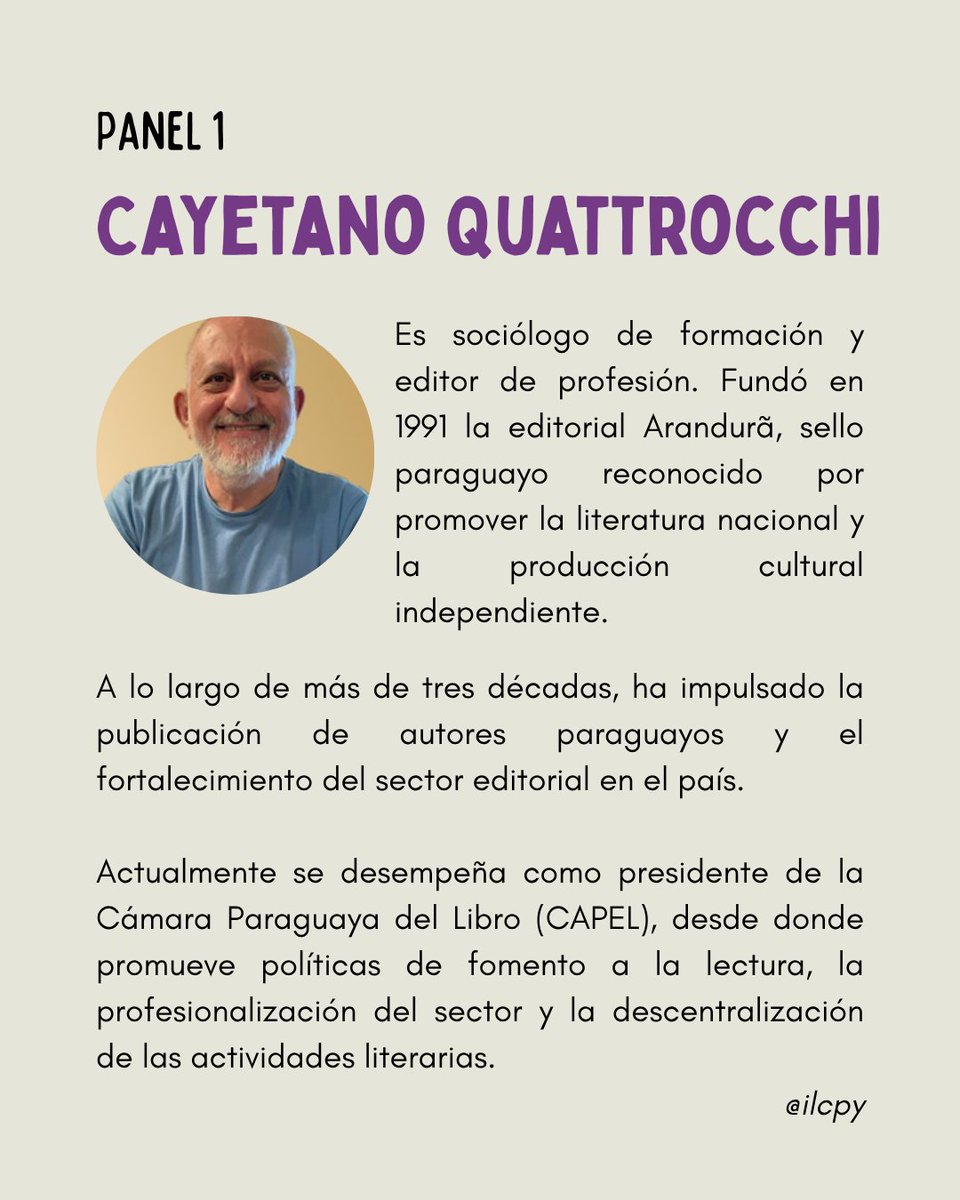 ILC_py's tweet photo. 👥 Este año el Simposio reúne voces que inspiran.

Conocé a los integrantes del primer panel. 

#Bordenave100Años #ComunicaciónViva https://t.co/JxWWWprMcy