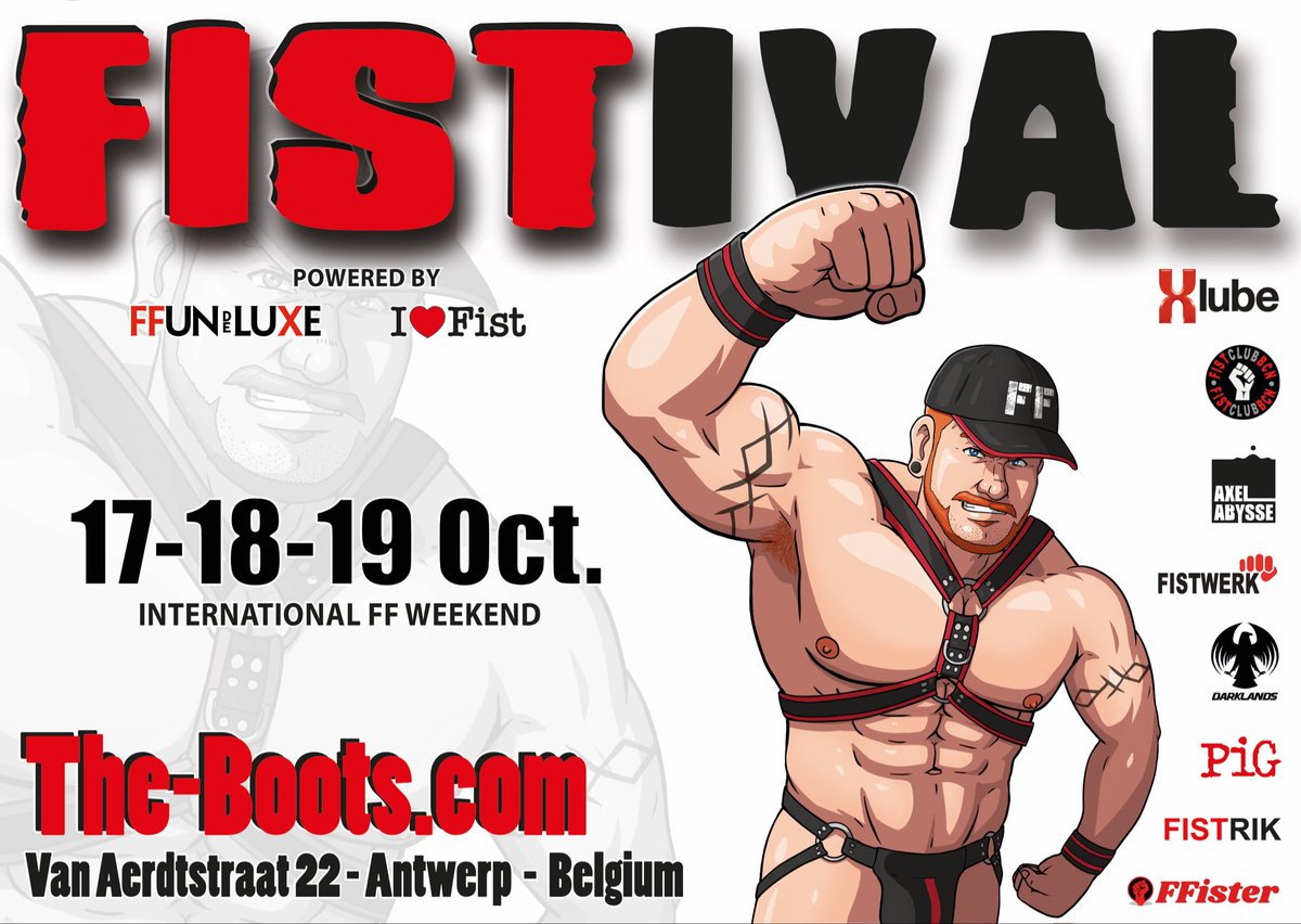 Day 2 from the FISTIVAL weekend 👊🏻➡️ Let’s go… 😈 with <a href="/x_lube/">X Lube Powder</a> 💦