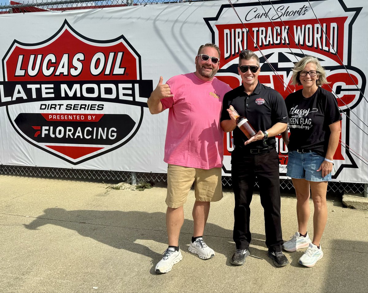 You voice one commercial and two amazing people bring you a bottle of whiskey 🥃. Thank you to <a href="/peytontaylor01/">Peyton Taylor</a> and Shauna Taylor for the gift and good luck with the 2026 CLASH on the COAST. #respect #cheers #RacingFam