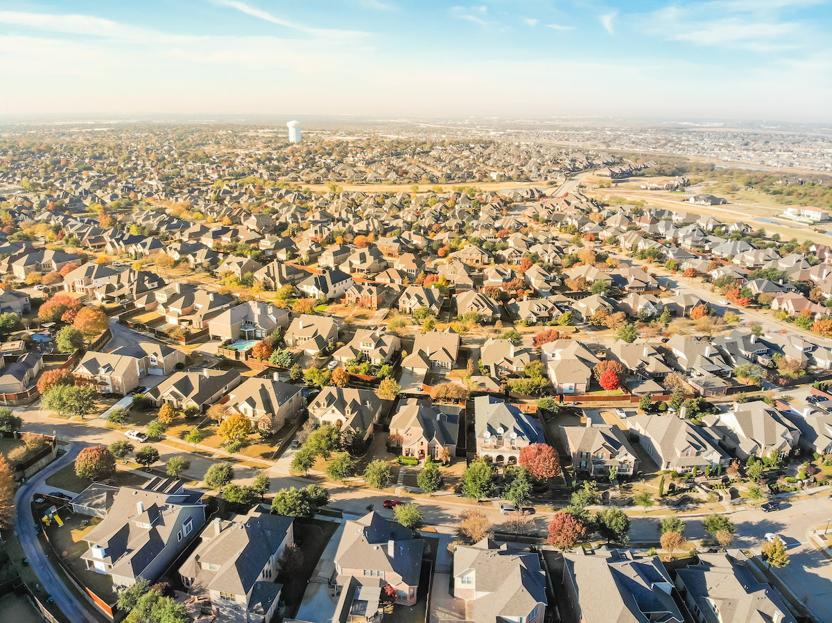 This is a very low-adaptability human environment. It depends on continual maintenance of highly distributed road, sewer, water, and power networks. Each home necessitates regular upkeep to ensure habitability.