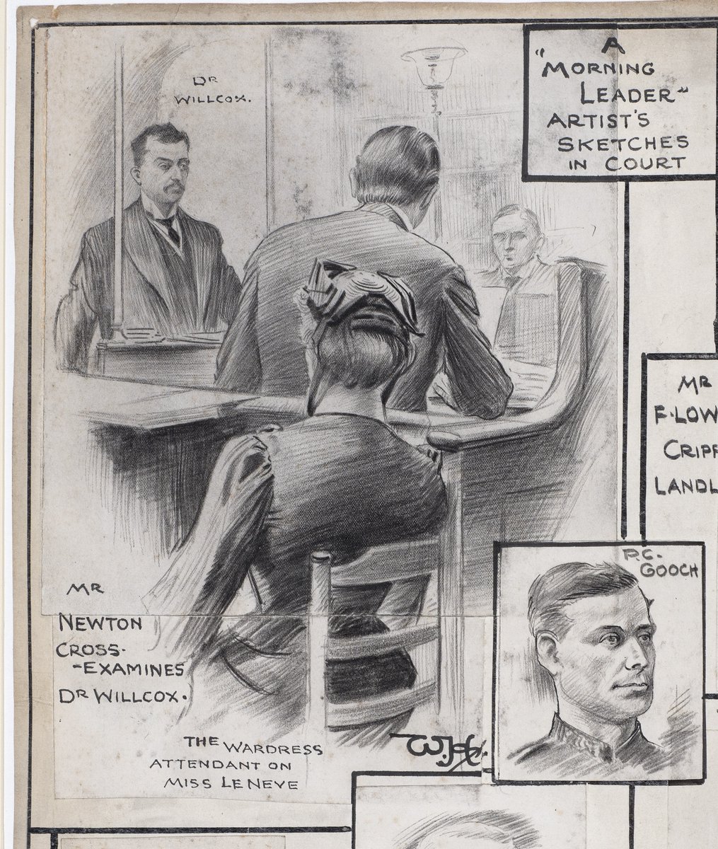 #OnThisDay 115 years ago began the trial of the murderer of Cora Crippen, a Polish-American music hall artiste also known by her stage name Belle Elmore. The investigation leading to it is fully covered in our #CM150 exhibition in Sidcup. #OTD #OnThisDayInHistory #truecrime