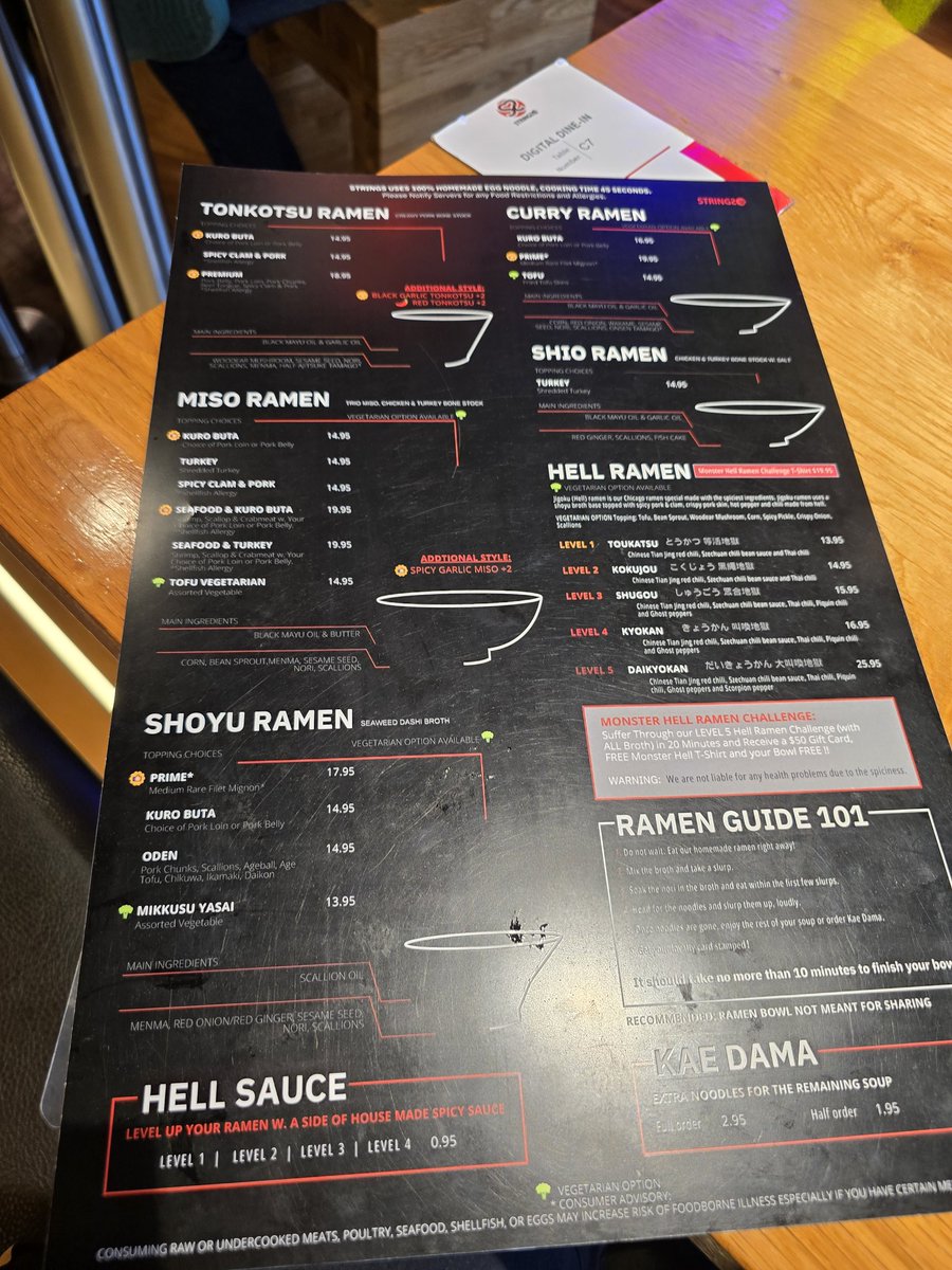 At my favorite ramen place #StringsRamen