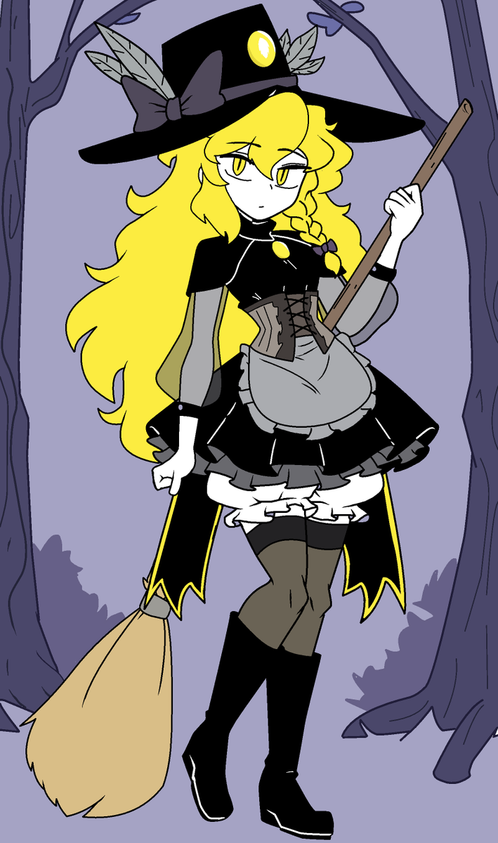 Marisa, if she were from Len'en.  #東方Project #touhou
