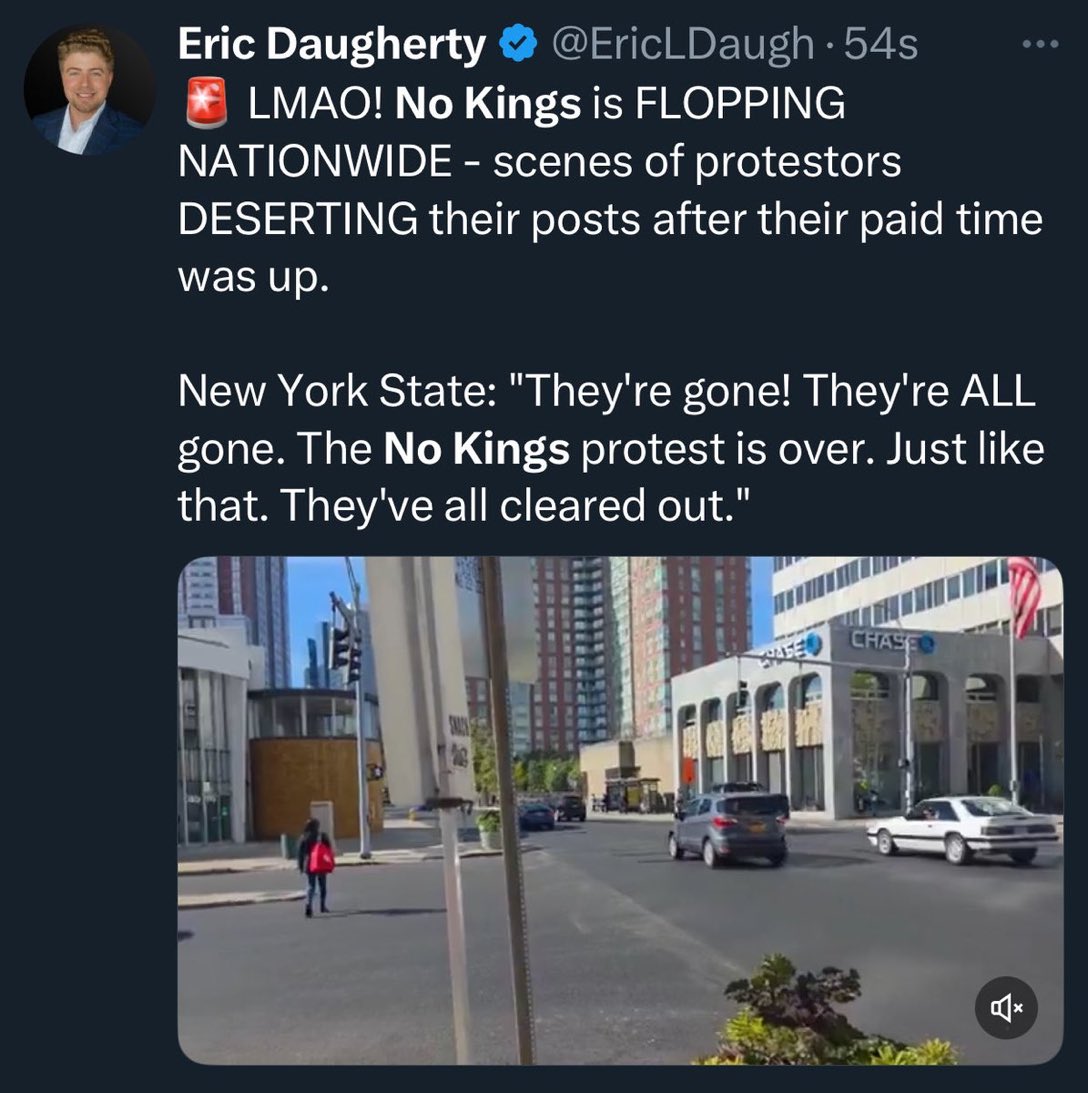 Leave it to MAGA to not understand that permits have rules. And those rules include ending times.

I’m also very impressed with the condition #NoKings left this area in. If you remember, MAGAs completely trashed the neighborhood surrounding the Charlie Kirk memorial in Arizona.