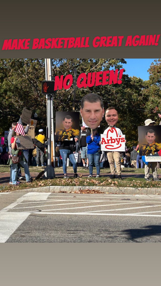 highiqreffan's tweet image. Is that Justin Meader at the No Queens rally in Augusta???
Make Basketball Whistle Free Again!