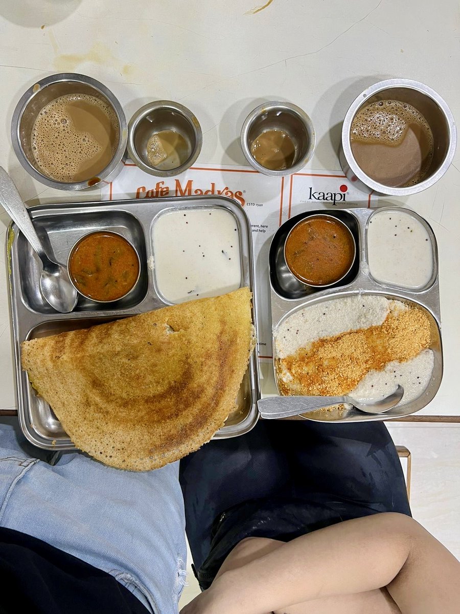 sahilshetty25's tweet image. Missing Madras cafe
#kaapi #dosa #idli