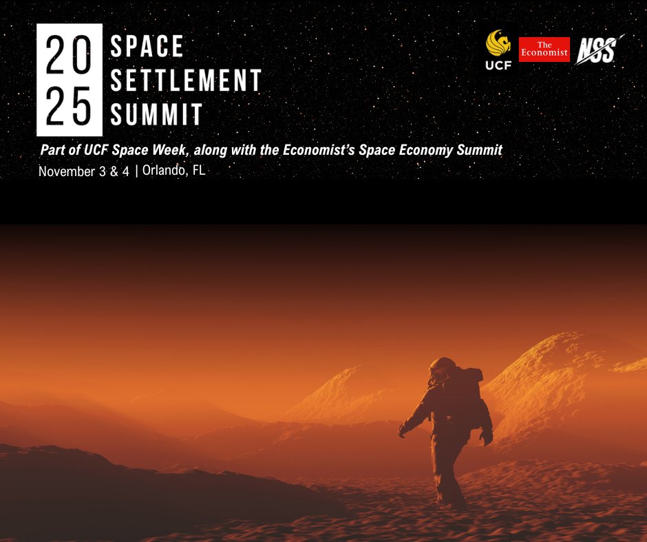 nss's tweet image. Join an inspiring lineup of visionaries, engineers, and scientists at this year&apos;s #Space Settlement Summit!  

We&apos;ll dive deep into the real-world technologies and policies that drive sustainable living on #Mars &amp;amp; beyond.
 
#spacesettlement #spacesummit