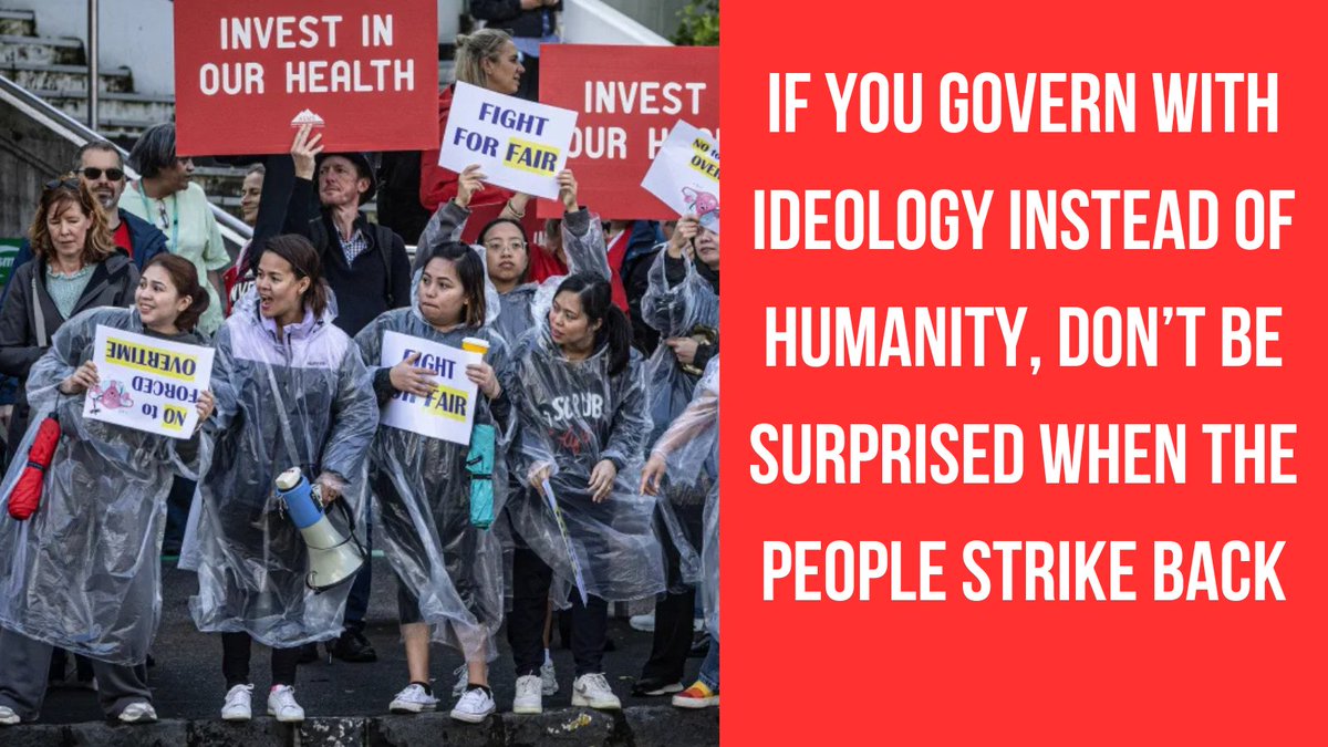 This government is working overtime to paint teachers, doctors, and nurses as the bad guys - after handing the money to landlords and the tobacco industry.