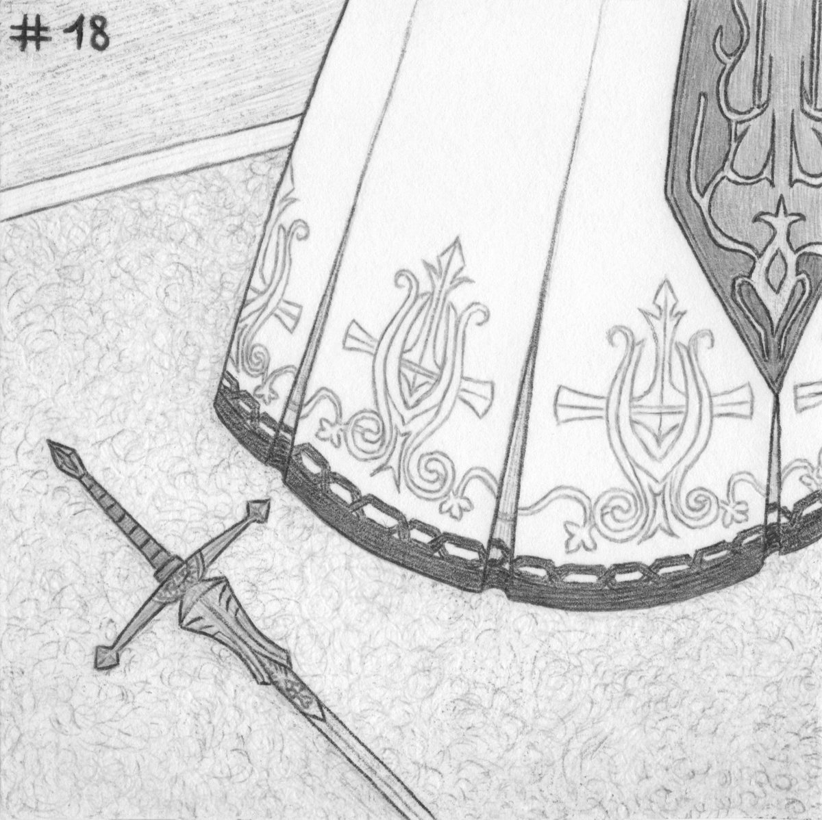 #Inktober2025, Day 18: #Deal.

“Life? Or death?!”

#inktober #inktober2025deal #TheLegendOfZelda #TwilightPrincess #PrincessZelda #Zelda #ZeldaTP #LoZ #LoZTP #Nintendo #sword #art #fanart #traditionalart