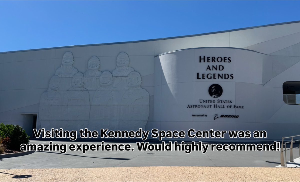 @kennedyspacecenter was a fabulous time. Makes this patriotic heart 🇺🇸♥️🤍💙 🇺🇸 swell with pride.