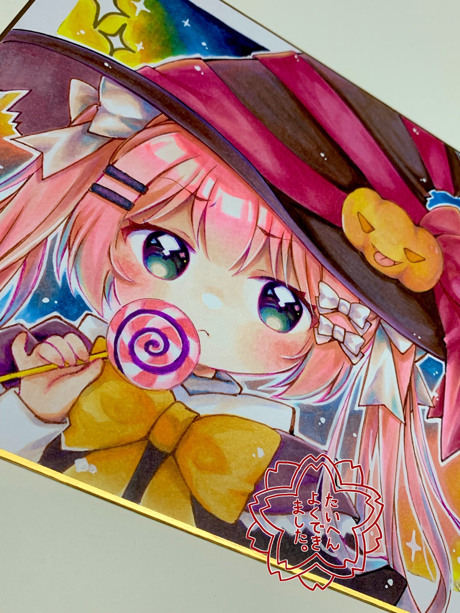 ホ*ビ様 手描きイラスト　ピンク Pink spinel on X: 