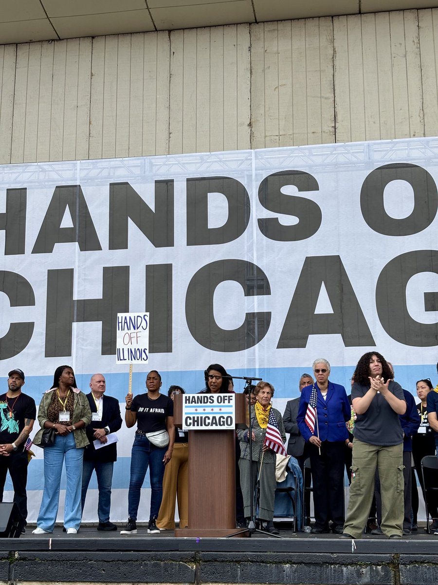 No hate, no fear. Everyone is welcome here. 

Seeing Chicago come together today peacefully to stand up for our rights and our democracy was truly inspiring. We’re making our voices heard all the way to Washington, and we’ll keep fighting until they listen.

#NoKings