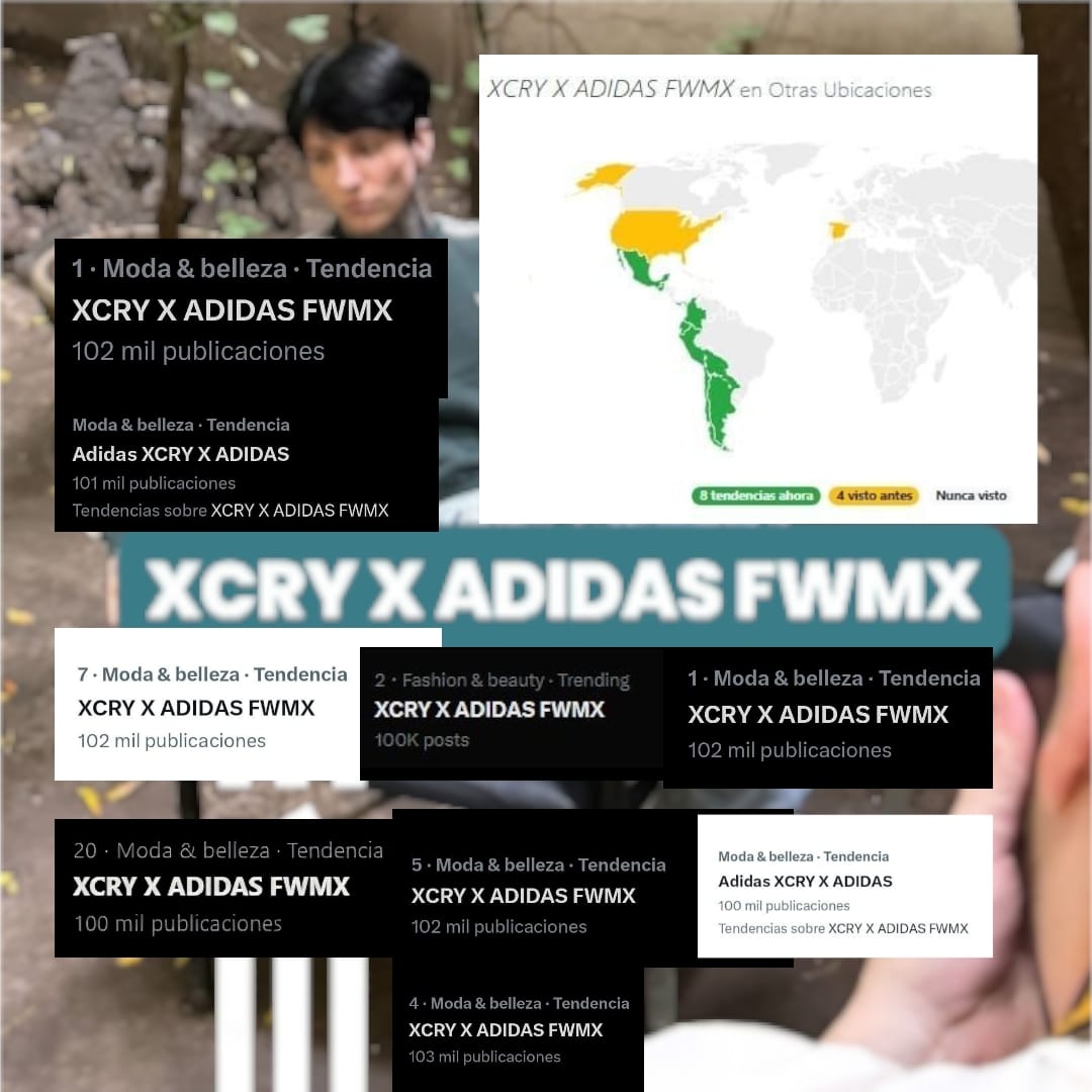 Nos fuimos mundial <a href="/xCryboy/">Cry</a>  <a href="/adidas/">adidas</a> <a href="/adidasMX/">adidas México</a> <a href="/adidasUS/">adidas</a> ojalá cry viva la mejor experiencia en el desfile y sea el inicio de grandes cosas.

XCRY X ADIDAS FWMX