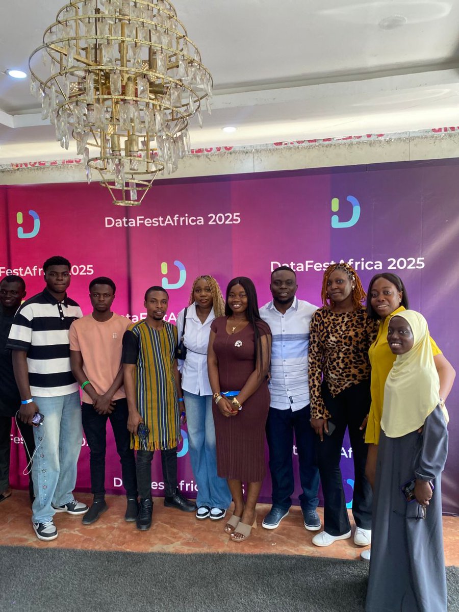 Thank God I witnessed #DataFestAfrica2025 organised by
<a href="/DataFestAfrica/">Data Community Africa</a> 
Not just that I met PH lady <a href="/_DeraIJ/">🪖Dera | #DataFestAfrica2025</a>,
<a href="/RxDono/">Zefas BI ® MVP #DataFestAfrica2025</a> ,
<a href="/joyibe_/">Joy.xls</a> ,
<a href="/Mr_Akinlabi/">Akin_theanalyst</a> 
#DataProtection #DataPrivacy #DataSecurity
