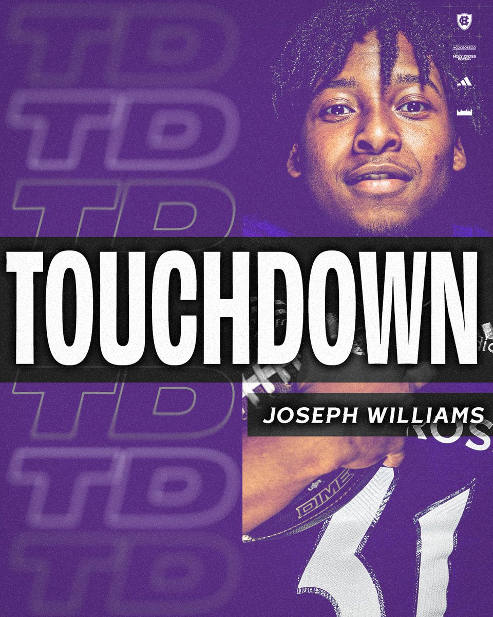 Holy Cross Football (@hcrossfb) on Twitter photo JoJo TD!!
Holy Cross leads 28-19 with 11:38 left in the 4th
<a href="/J_Wi11_/">Joseph “JoJo” Williams</a> | #GoCrossGo JoJo TD!!
Holy Cross leads 28-19 with 11:38 left in the 4th
<a href="/J_Wi11_/">Joseph “JoJo” Williams</a> | #GoCrossGo
