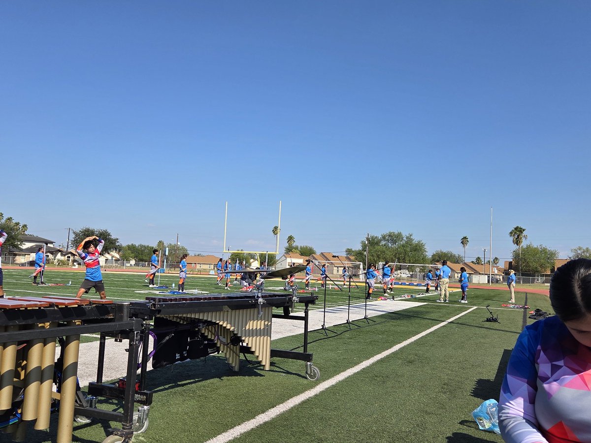 Happy Pigskin day Mustang Country! Our Mighty Mustang Band is warming up and getting ready for our BIG day! We would like to wish ALL bands performing today for the UIL Evaluation the very best of luck! 
<a href="/mcallenfinearts/">McAllen ISD Fine Arts</a> <a href="/McallenMemCG/">McAllen Memorial Colorguard</a>
