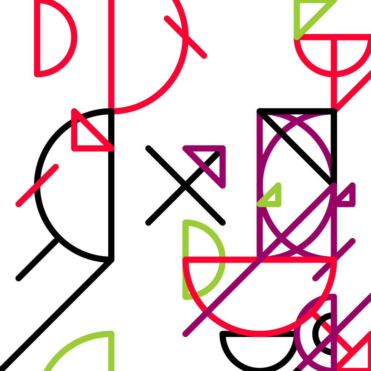 sasj_nl's tweet image. Geometric Shapes / 251018
#p5js
#generative 
#creativecoding