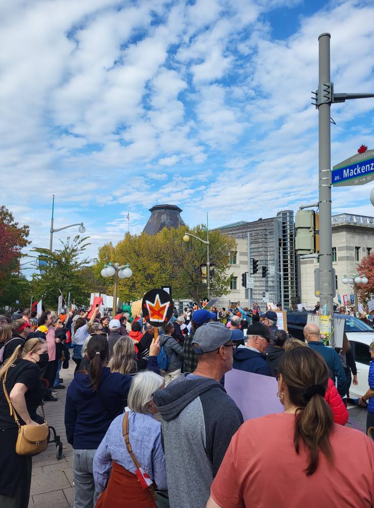 <a href="/acnewsitics/">Alex Cole</a> We had a few hundred out in support at the No Tyrants rally here in Ottawa Canada, in front of the US Embassy🥳🇺🇸🇨🇦