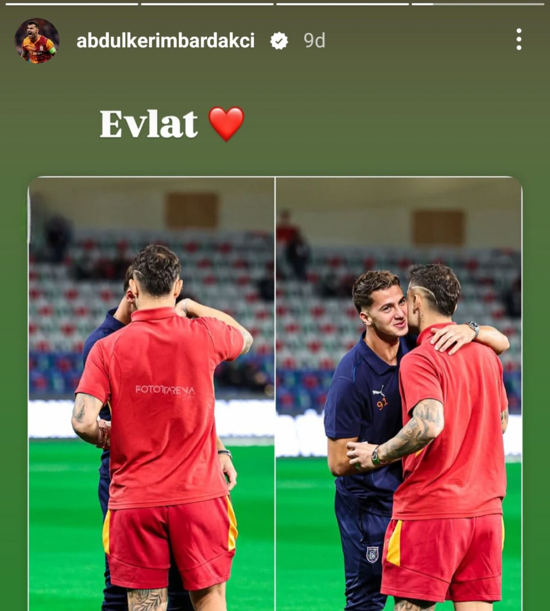 Abdülkerim Bardakcı'dan Bertuğ Yıldırım'a:

"Evlat ❤️"