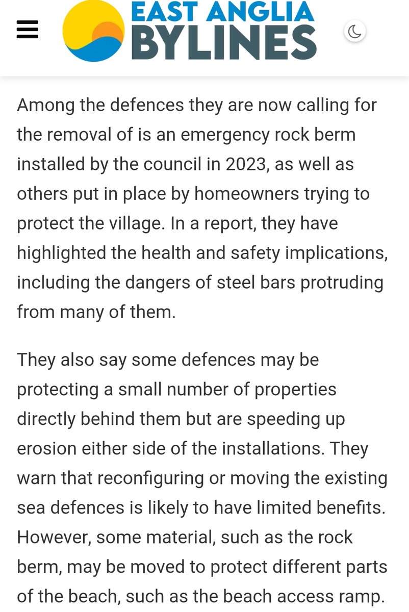 StreetTreck's tweet photo. ♻️ #Norfolk’s #vanishingcoast n #limits o #protection. Norfolk’s #crumbling #coastline #exposes #humancost o #climatechange n #limits o wot #councils can do🛤️
#seadefences #rockberm #Hemsby
#risingseas #unpredictableweather #softgeology #StreetTreck🛤️
https://t.co/xhTL6GRDIm https://t.co/cmKjDEJsbg