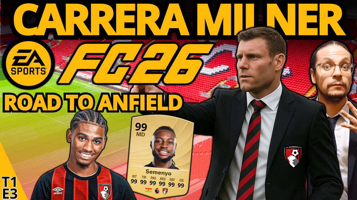 EN BREVES MINUTOS ESTAMOS EN DIRECTO CON NUESTRO MODO CARRERA EN EL CANAL
🎮⚽️🔥