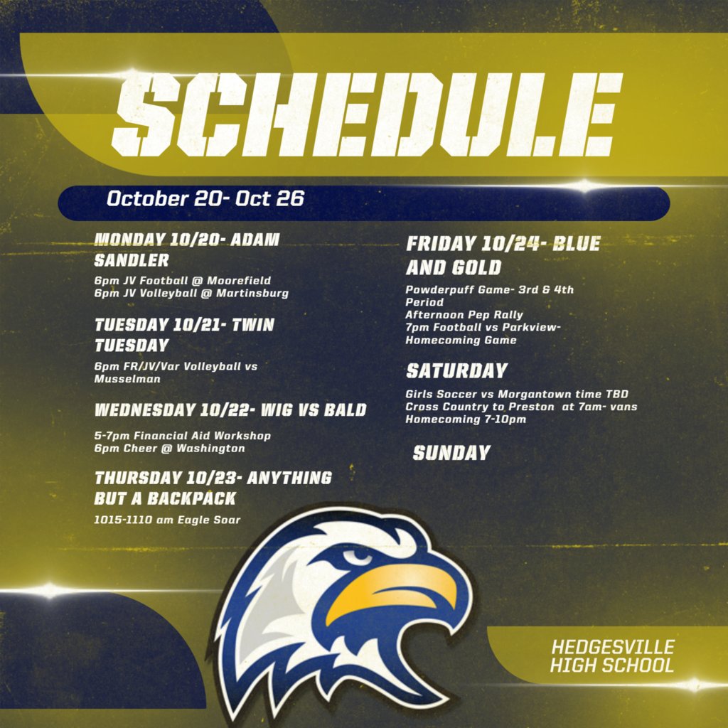 Fall Sports busy in action this week with Soccer starting playoff and Homecoming Week!