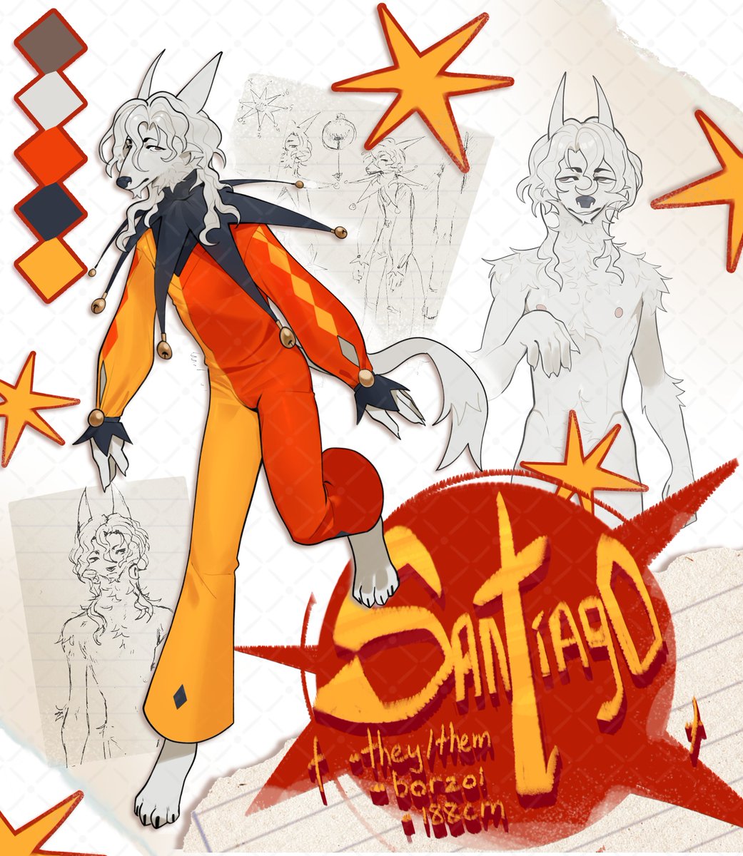 serelitto's tweet image. Santiago 🎪⭐️
#furryart