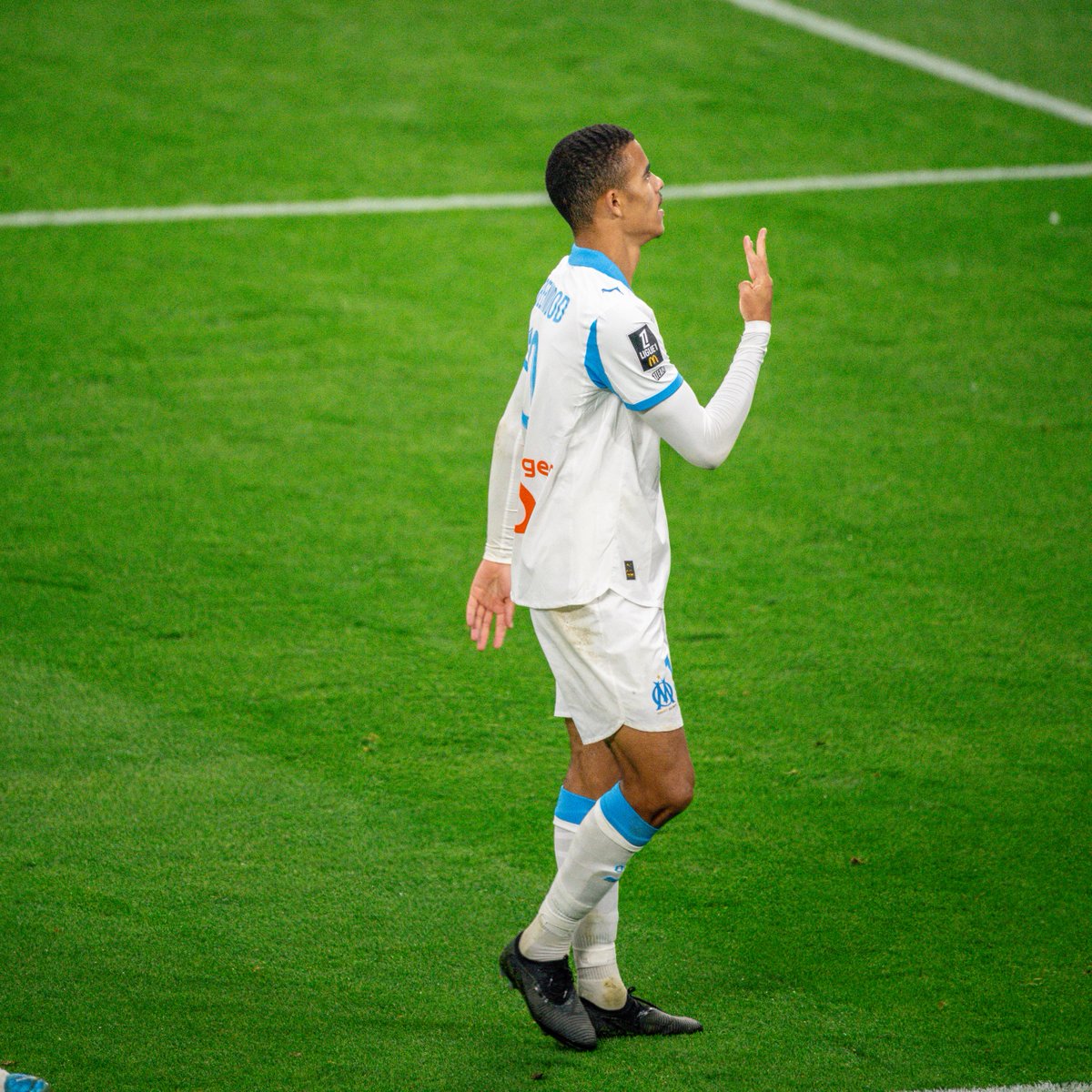 Mason 𝗙𝗢𝗨𝗥-wood ⚽️⚽️⚽️⚽️😍✨

The first Marseille player to score 4⃣ in a Ligue 1 game since 1991.

#OMHAC | 4⃣ - 1⃣ | ⚪️🔵