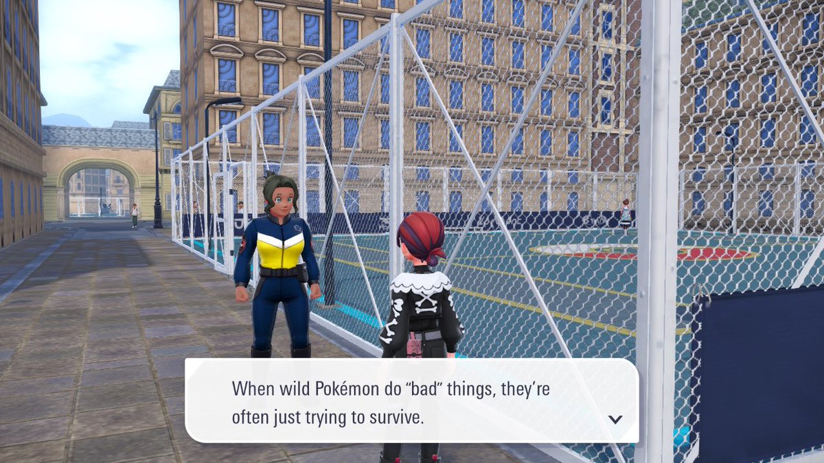 thinking about the discussions i've seen wrt PLZA's themes of how pokémon exist in cramped urban areas they struggle to truly thrive in + how some have related it to discussions of poverty/homelessness, where merely surviving is seen as criminal