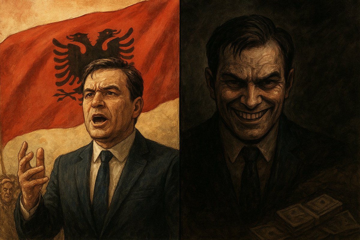 NeonTribalNFTs's tweet image. 🧵: “Patrioti i Rremë” — Arketipi më i rrezikshëm në politikën shqiptare 🇦🇱 #Shqiperi #Shqipetar #Kosovo #Shqiperia #politika #Besa