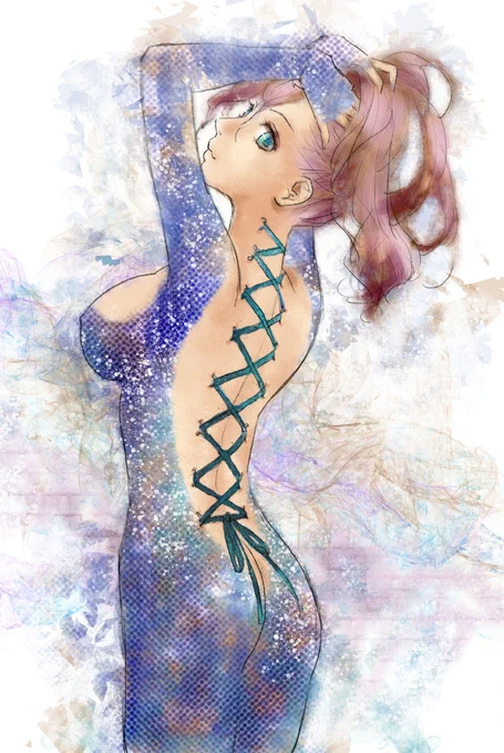 おはようございます〜からの〜 おやすみなさい めちゃご無沙汰しちゃって申し訳ないです 何かラクガキでもと少しずつ描いてるのですが中々上手くいかず休んでばかりです 眼を使い過ぎると具合悪くなっちゃって…左眼の裂け目が少し拡がった様な気がして…やれやれです