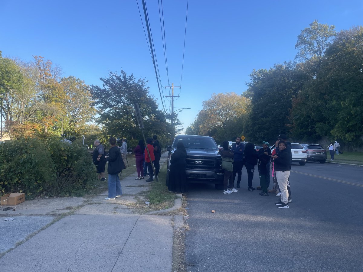 POLICE: Human remains of a female discovered behind abandoned middle school near Awbury Arboretum. Lt on scene says remains have been here no longer than a week. 

Many who were part of Kada Scott search efforts have shown up <a href="/FOX29philly/">FOX 29</a>