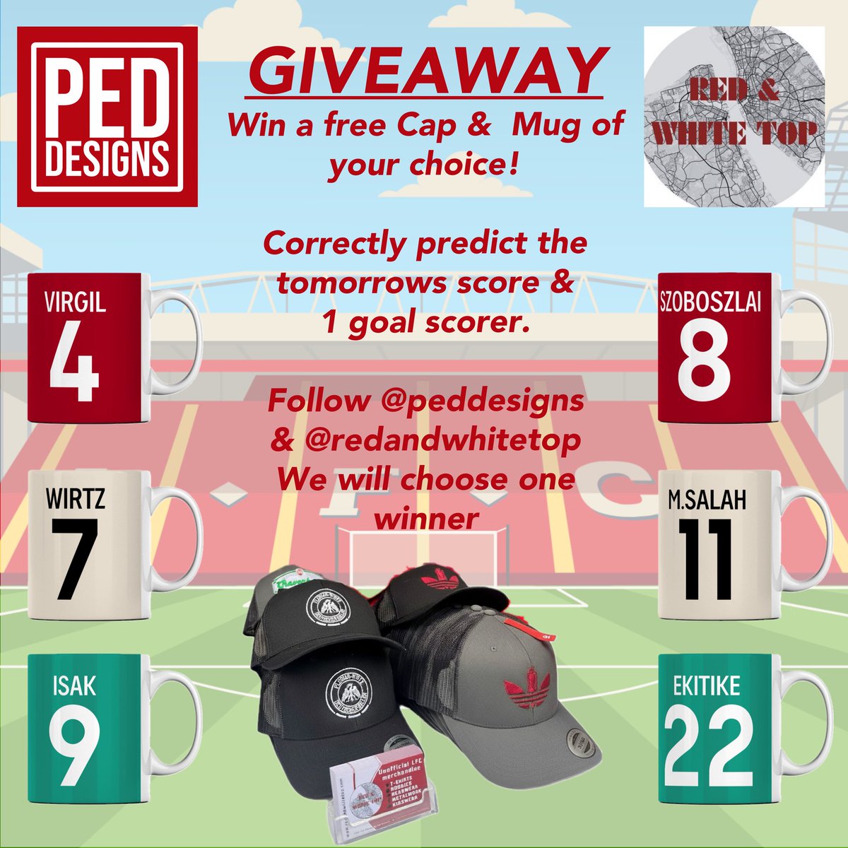 Get yourself over to Instagram and get involved in my giveaway with the boss <a href="/RedAndWhiteTop/">Red and White Top</a> 

Make sure your you drop them a follow on here as well